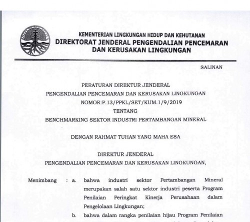 P-13 2019 Benchmarking Tambang Mineral