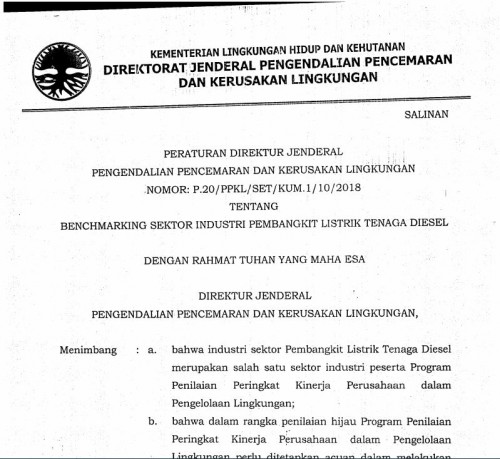 P-20 2018 Benchmarking Industri PLTD