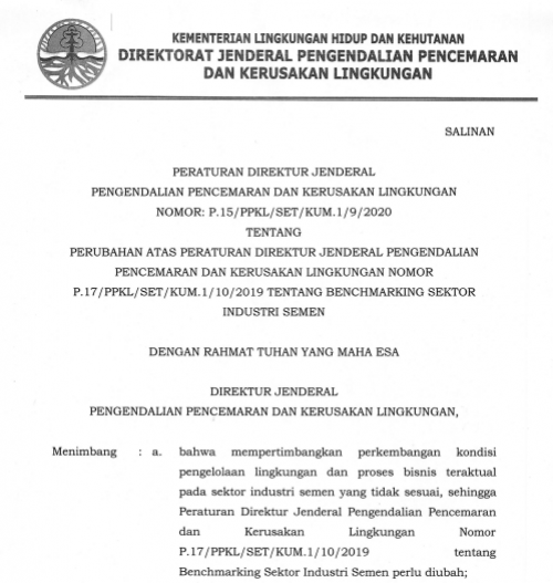 P-15 2020 Benchmarking Industri Semen